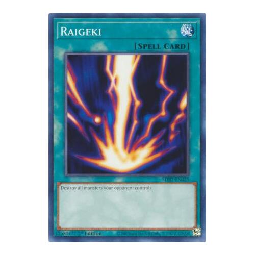 Raigeki - SDBT-EN025 - Common 1st Edition NM