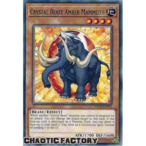 SDCB-EN005 Crystal Beast Amber Mammoth Common 1st Edition NM