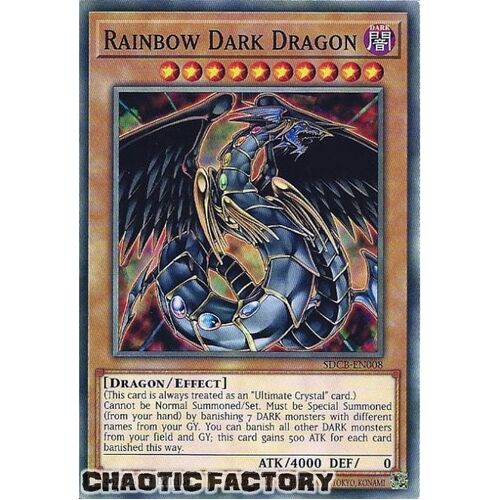 SDCB-EN008 Rainbow Dark Dragon Common 1st Edition NM