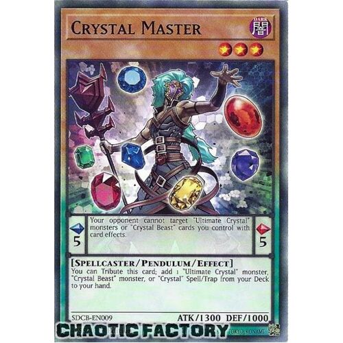 SDCB-EN009 Crystal Master Common 1st Edition NM