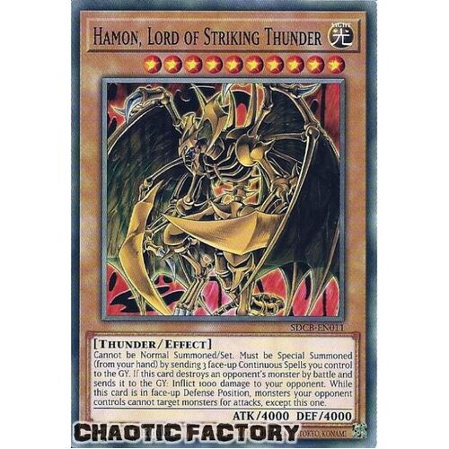 SDCB-EN011 Hamon, Lord of Striking Thunder Common 1st Edition NM