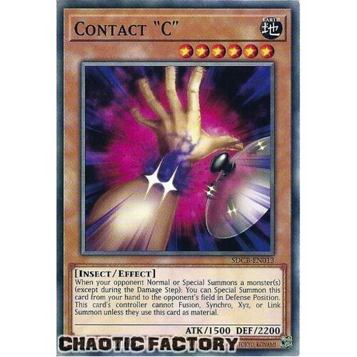 SDCB-EN013 Contact C Common 1st Edition NM