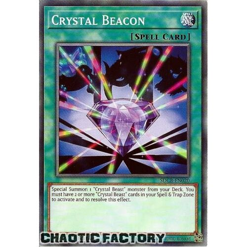 SDCB-EN020 Crystal Beacon Common 1st Edition NM