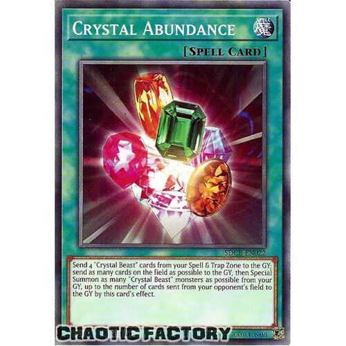 SDCB-EN022 Crystal Abundance Common 1st Edition NM