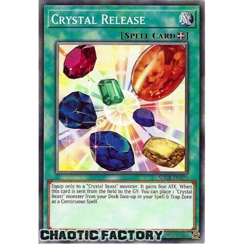 SDCB-EN025 Crystal Release Common 1st Edition NM
