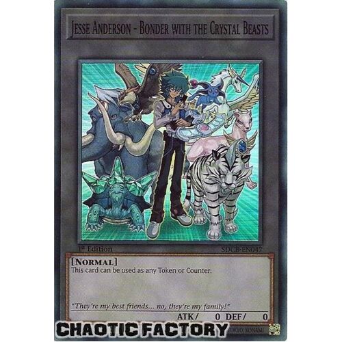 SDCB-EN047 Jesse Anderson - Bonder with the Crystal Beasts Super Rare 1st Edition NM