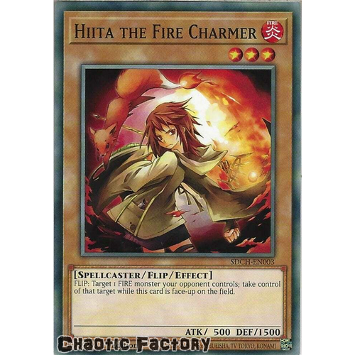 SDCH-EN003 Hiita the Fire Charmer Common 1st Edition NM