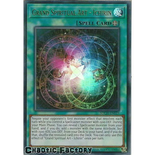SDCH-EN019 Grand Spiritual Art - Ichirin Ultra Rare 1st Edition NM