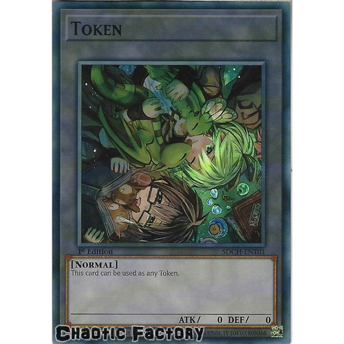 SDCH-ENT01 Token Super Rare 1st Edition NM