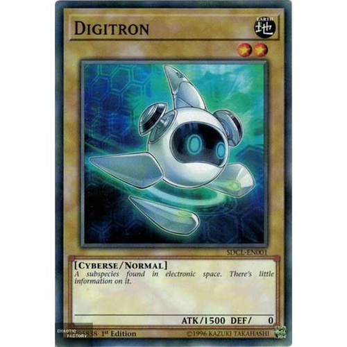 Yugioh SDCL-EN001 Digitron Common 1st Edition