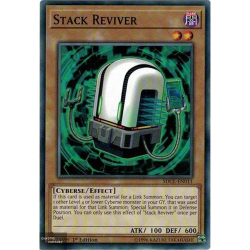 Yugioh SDCL-EN011 Stack Reviver Common 1st Edition
