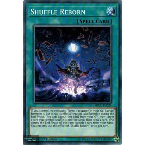 Yugioh SDCL-EN025 Shuffle Reborn Common 1st Edition