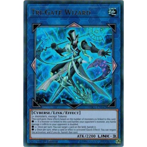 SDCL-EN042 Tri-Gate Wizard Ultra Rare 1st Edition NM