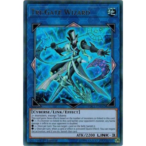 SDCL-EN042 Tri-Gate Wizard Ultra Rare 1st Edition NM