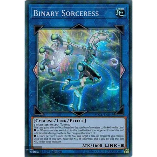 SDCL-EN043 Binary Sorceress Super Rare 1st Edition NM