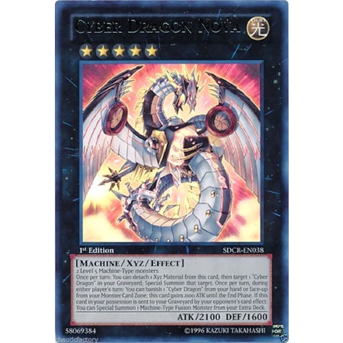 Cyber Dragon Nova - SDCR-EN038 - Ultra Rare 1st Edition NM