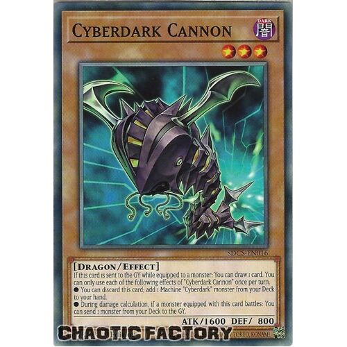 SDCS-EN016 Cyberdark Cannon Common 1st Edition NM