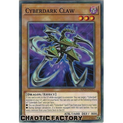 SDCS-EN017 Cyberdark Claw Common 1st Edition NM