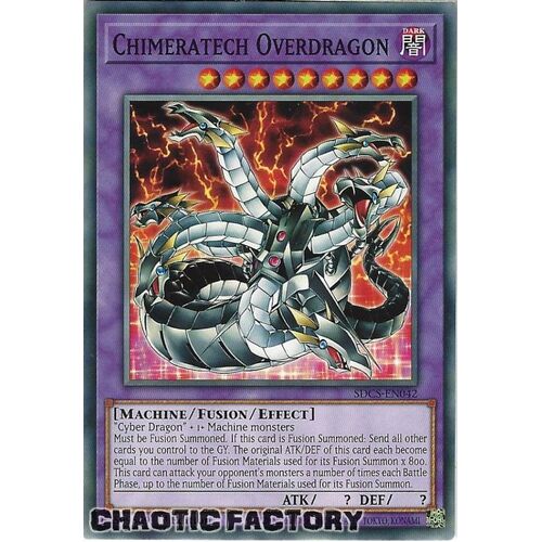 SDCS-EN042 Chimeratech Overdragon Common 1st Edition NM