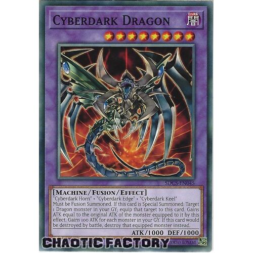 SDCS-EN045 Cyberdark Dragon Common 1st Edition NM