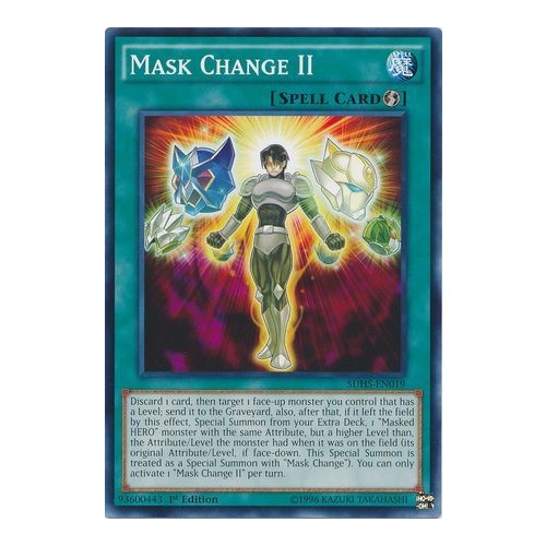Yugioh Mask Change II - SDHS-EN019 - Common 1st Edition NM