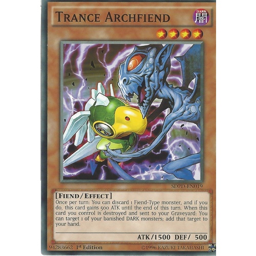 SDPD-EN019 Trance Archfiend Common 1st Edition NM