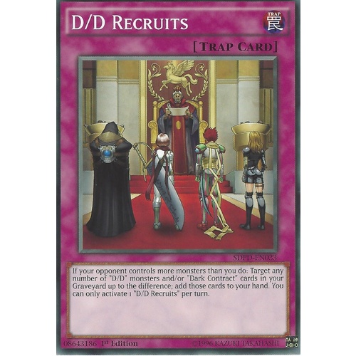 SDPD-EN033 D/D Recruits Common 1st Edition NM
