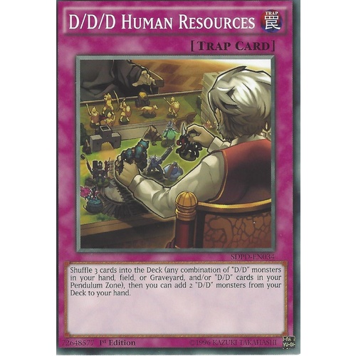 SDPD-EN034 D/D/D Human Resources Common 1st Edition NM