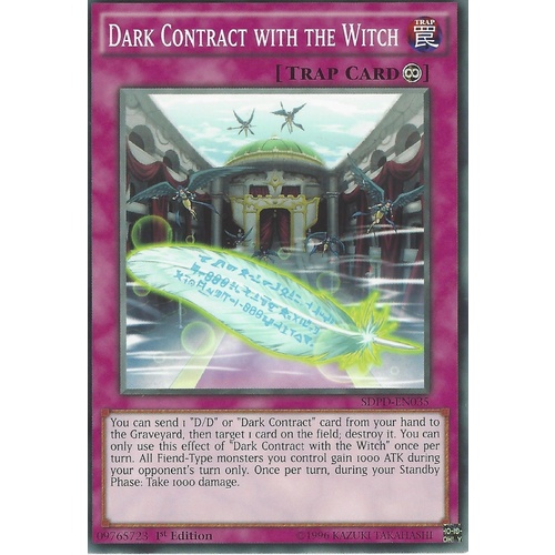 SDPD-EN035 Dark Contract with the Witch Common 1st Edition NM