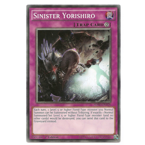 SDPD-EN038 Sinister Yorishiro Common 1st Edition NM