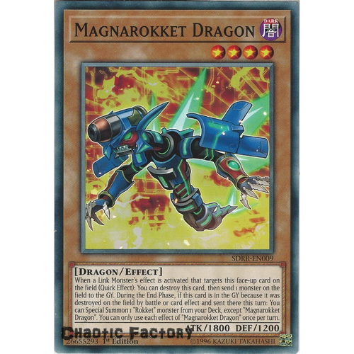Yugioh SDRR-EN009 Magnarokket Dragon Common 1st Edtion NM