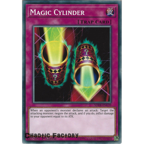 Yugioh SDRR-EN039 Magic Cylinder Common 1st Edtion NM