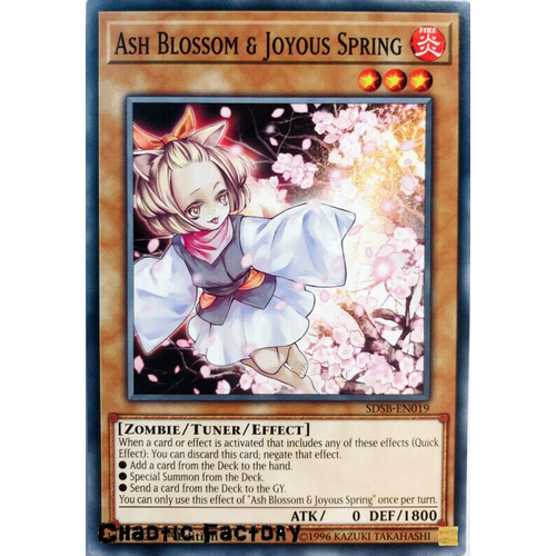 Ash blossom joyous spring yugioh legacy of the duelist Yugioh Sdsb En019 Ash Blossom Joyous Spring Common 1st Edition Nm