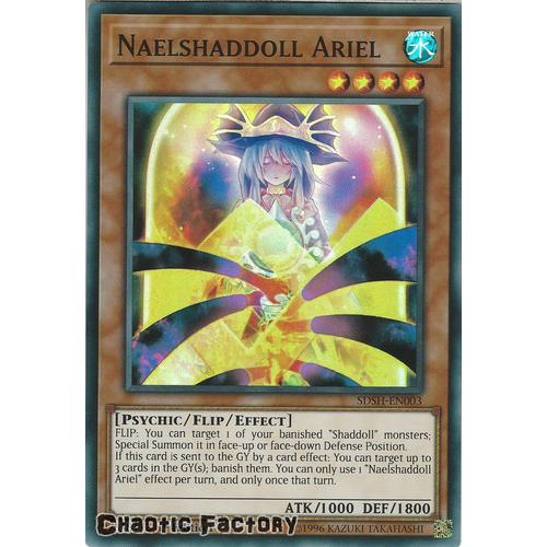 SDSH-EN003 Naelshaddoll Ariel Super Rare 1st Edtion NM