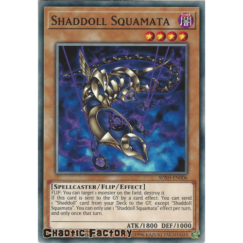 SDSH-EN006 Shaddoll Squamata Common 1st Edtion NM
