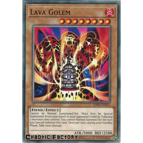 SDSH-EN013 Lava Golem Common 1st Edtion NM