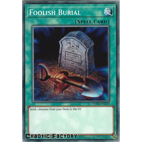 SDSH-EN029 Foolish Burial Common 1st Edtion NM