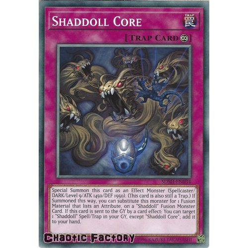 SDSH-EN034 Shaddoll Core Common 1st Edtion NM