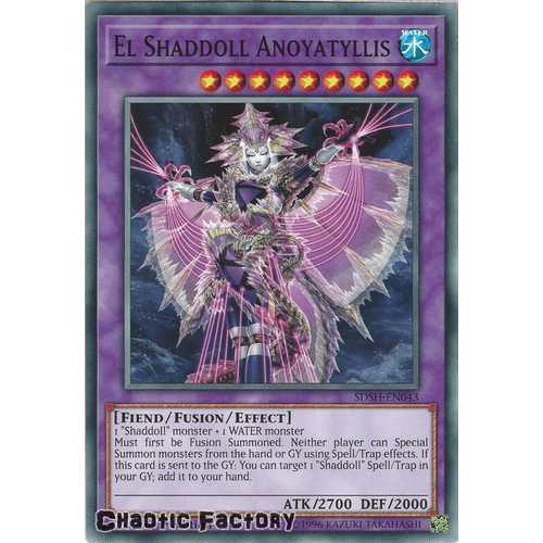 SDSH-EN043 El Shaddoll Anoyatyllis Common 1st Edtion NM