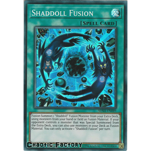 SDSH-EN049 Shaddoll Fusion Super Rare 1st Edtion NM