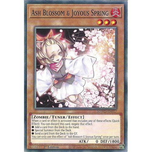 SDWD-EN017 Ash Blossom & Joyous Spring Common 1st Edition NM