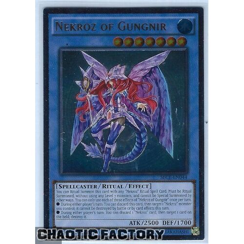 SECE-EN044 Ultimate rare Nekroz of Gungnir UNLIMITED Edition NM
