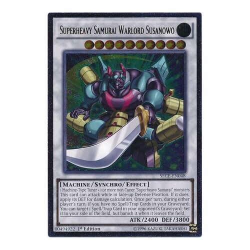 Ultimate Rare - Superheavy Samurai Warlord Susanowo - SECE-EN048 - 1st Edition NM