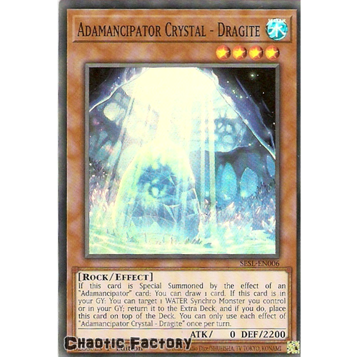 SESL-EN006 Adamancipator Crystal – Dragite Super Rare 1st Edition NM