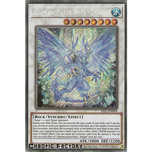 SESL-EN009 Adamancipator Risen – Dragite Secret Rare 1st Edition NM