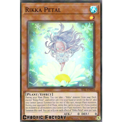 SESL-EN014 Rikka Petal Super Rare 1st Edition NM
