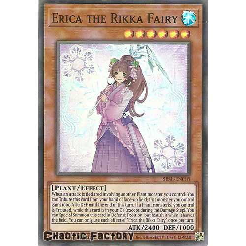 SESL-EN018 Erica the Rikka Fairy Super Rare 1st Edition NM