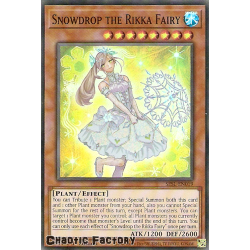 SESL-EN019 Snowdrop the Rikka Fairy Super Rare 1st Edition NM