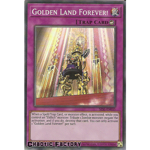 SESL-EN035 Golden Land Forever! Super Rare 1st Edition NM