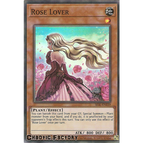 SESL-EN039 Rose Lover Super Rare 1st Edition NM